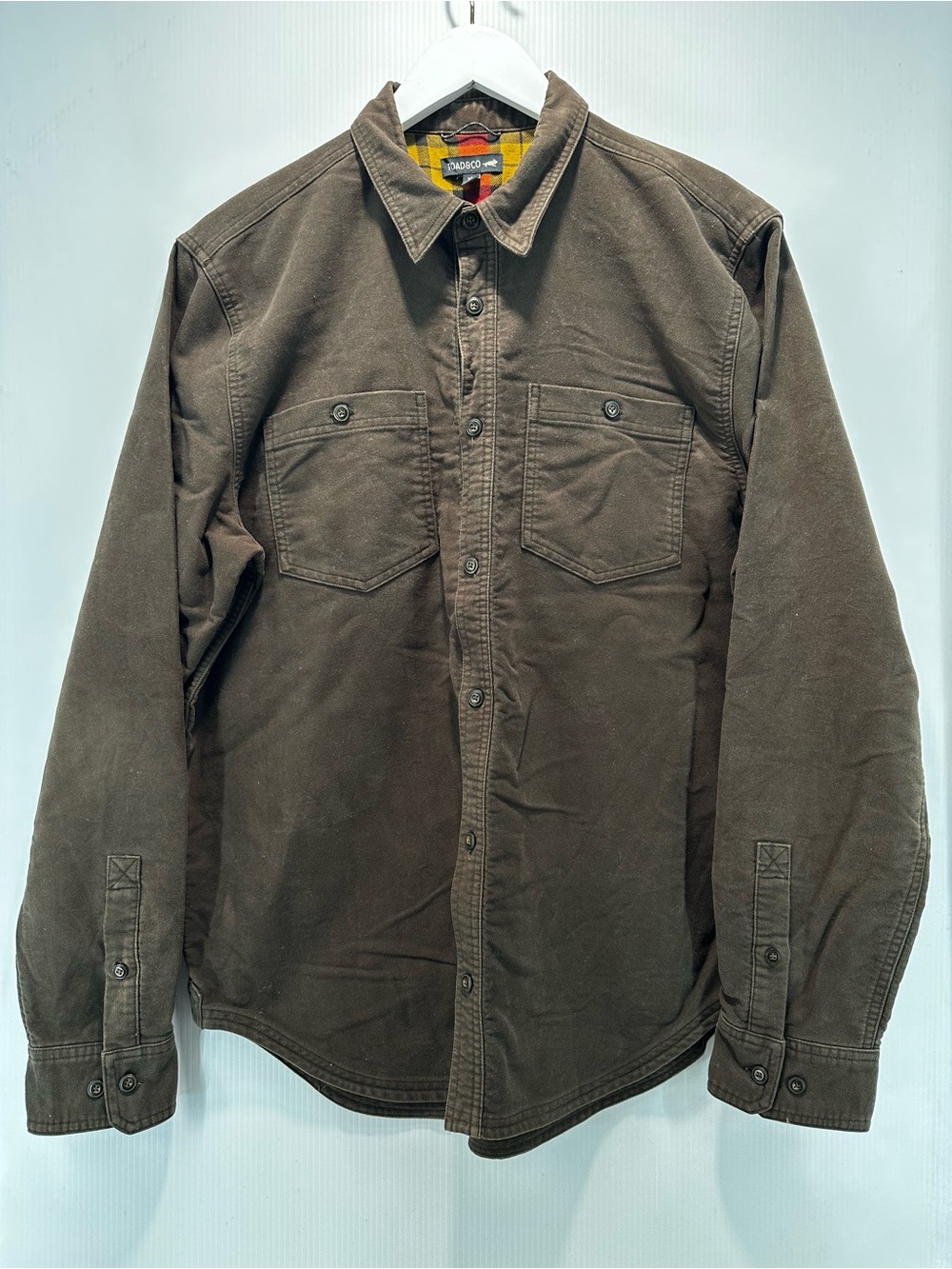 Toad&Co Morrison Shirt Jacket Men’s Medium Heavy Organic Cotton Button Up